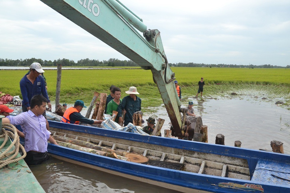 Theo Tổng cục Thủy lợi, tính đến thời điểm hiện tại, nước lũ đã gây thiệt hại trên 2.000ha lúa