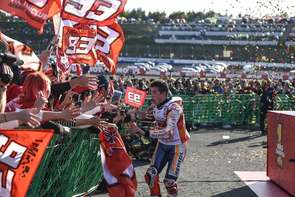 Chiến thắng tại Motegi, Marquez đăng quang ngôi vô địch thế giới MotoGP - 6 Chiến thắng tại Motegi, Marquez đăng quang ngôi vô địch thế giới MotoGP - 6