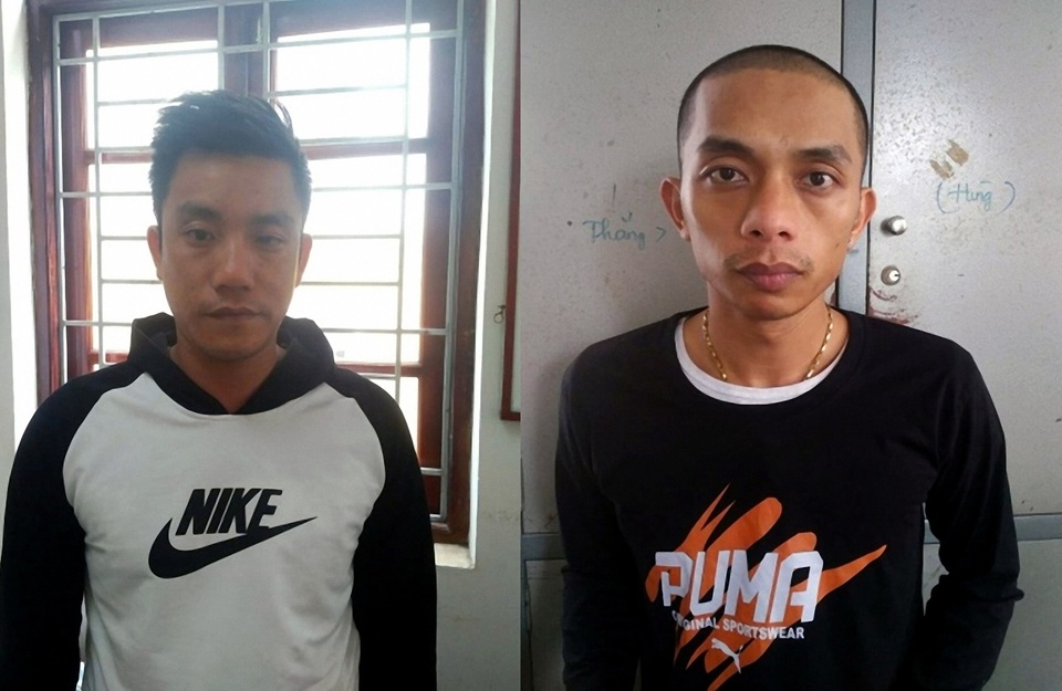 Các đối tượng tại cơ quan công an