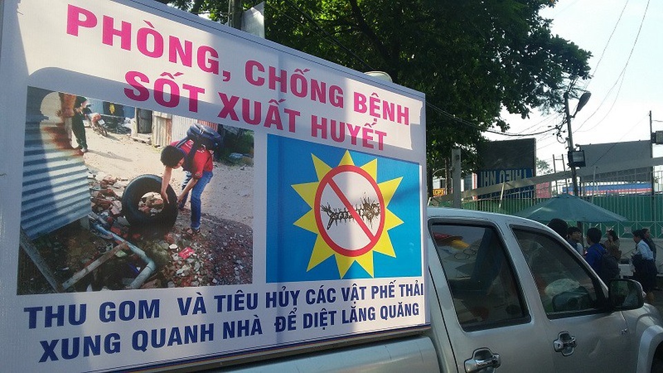 TPHCM: 61 ổ dịch sốt xuất huyết mới chỉ trong 1 tuần - 1 Khẩu hiệu và hình ảnh truyền thông phòng sốt xuất huyết đến cộng đồng