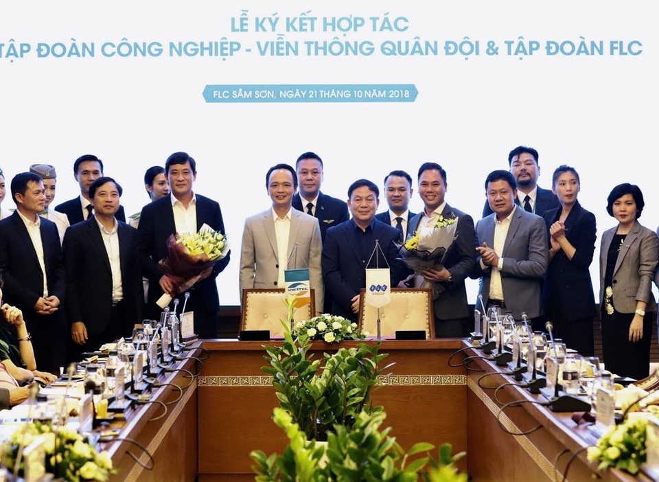 Tập đoàn Viettel và FLC hợp tác toàn diện đẩy mạnh ứng dụng công nghệ số - 1 Tập đoàn Viettel và FLC hợp tác toàn diện đẩy mạnh ứng dụng công nghệ số - 1