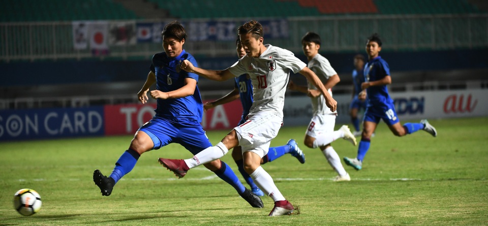 Thua U19 Nhật Bản, U19 Thái Lan đối diện với nguy cơ bị loại - 1 U19 Thái Lan thất bại trước U19 Nhật Bản