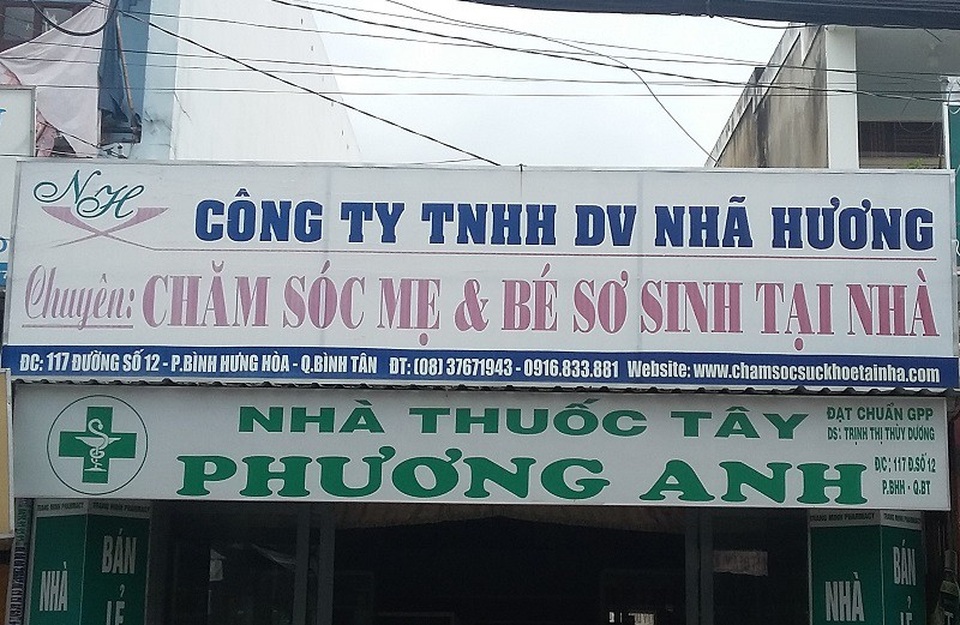 Vụ bệnh nhân bị bẻ gãy tay: Công ty hơn 8 năm khám chữa bệnh “ngoài vòng pháp luật” - 1 Công ty TNHH Dịch vụ Nhã Hương, nơi thực hiện vật lý trị liệu tại nhà cho bệnh nhân