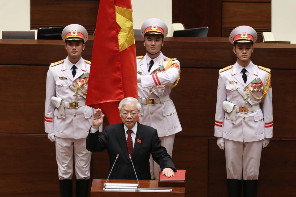 Tổng Bí thư Nguyễn Phú Trọng đắc cử Chủ tịch nước - Ảnh 4. Tổng Bí thư Nguyễn Phú Trọng đắc cử Chủ tịch nước - Ảnh 4.