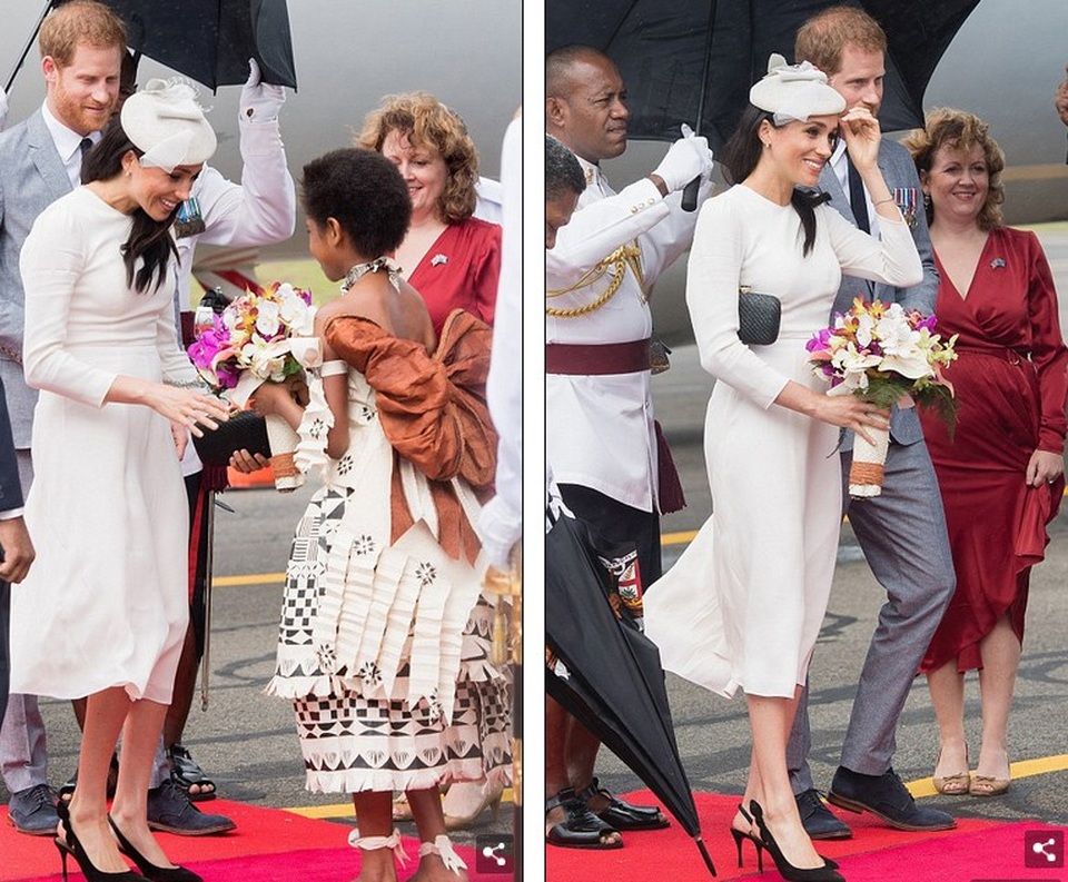 Meghan Markle thanh lịch trong bộ váy xanh - 10 Meghan Markle thanh lịch trong bộ váy xanh - 10