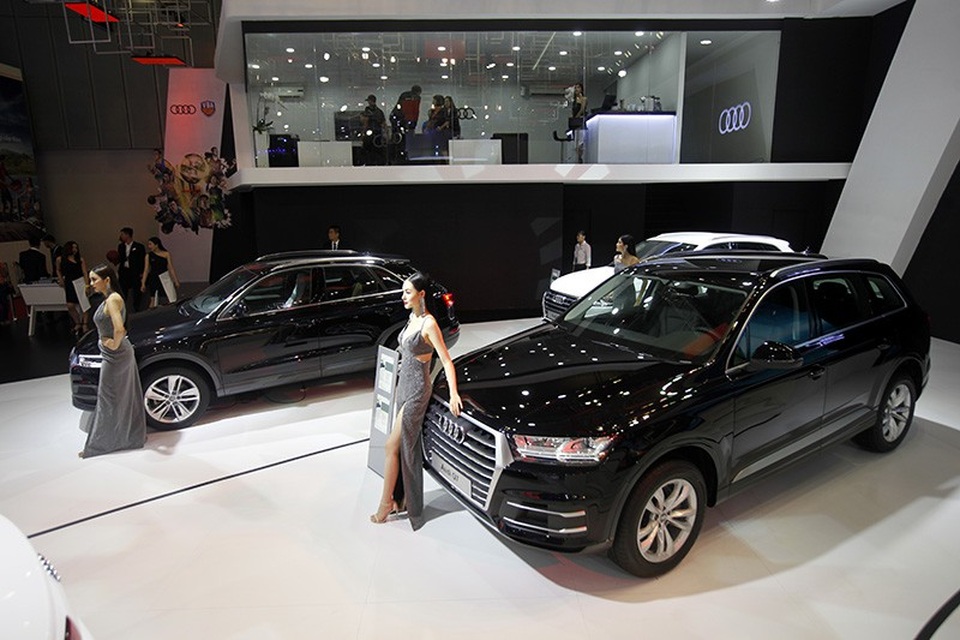 Diện kiến tân binh Q8 tại gian hàng của Audi tại Triển lãm Ôtô Việt Nam 2018 - 16 Diện kiến tân binh Q8 tại gian hàng của Audi tại Triển lãm Ôtô Việt Nam 2018 - 16