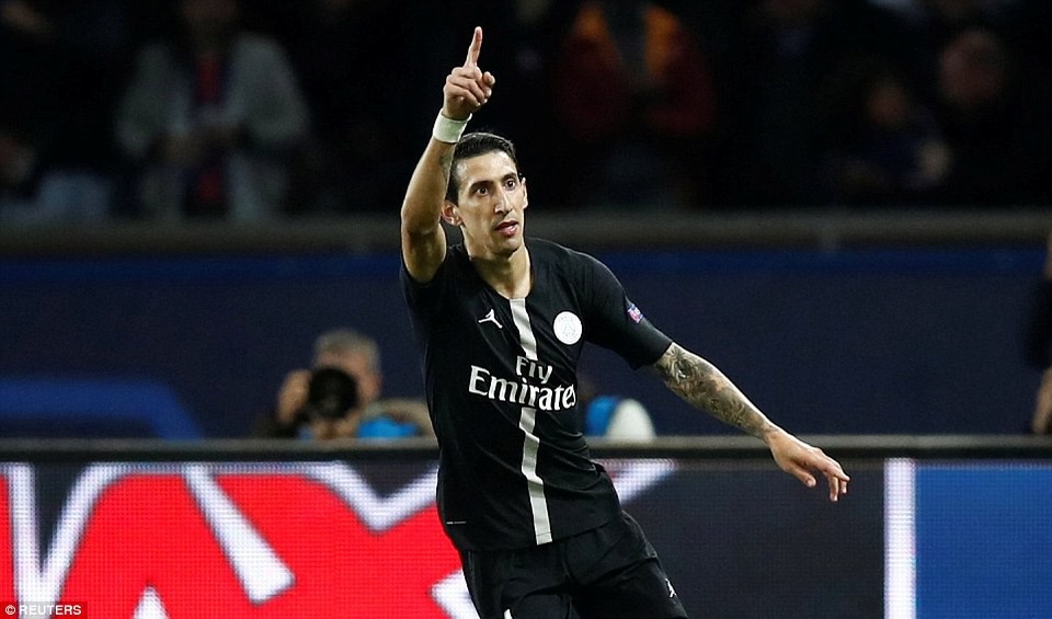 Liverpool thắng đậm đà, PSG thoát chết phút 90 - 3
Di Maria ghi bàn ở phút 92, giúp PSG thoát thua Napoli