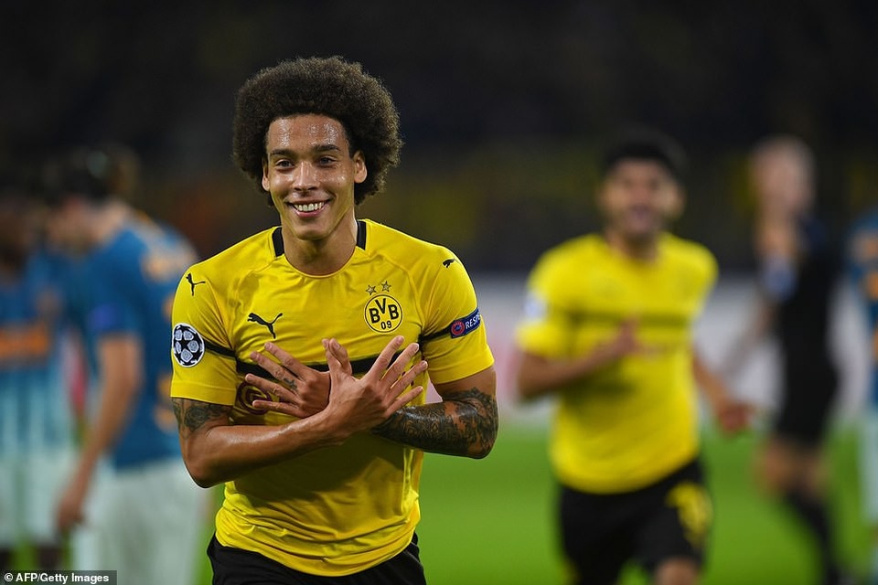 Dortmund 4-0 Atletico: Cú sốc lớn với HLV Simeone - 7 
Witsel mở tỷ số cho Dortmund ở phút 38