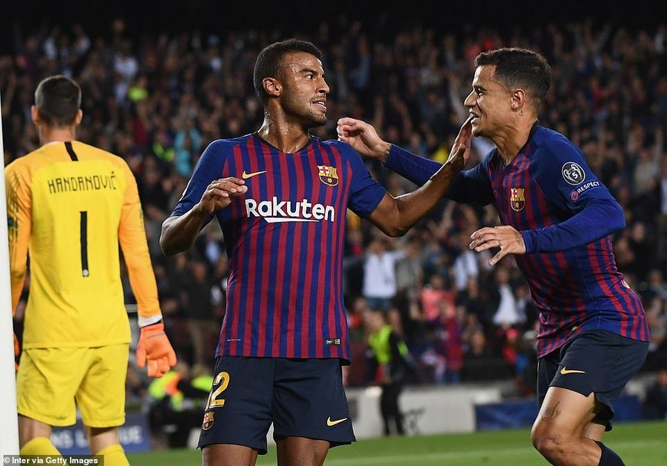 Những điểm nhấn trong ngày Barcelona chiến thắng dù vắng Messi - 1
Rafinha chơi tốt ở trận đấu với Inter
