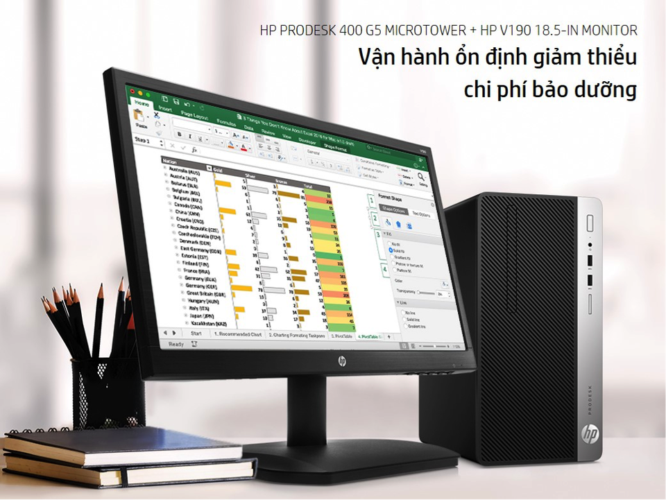 HP- Đồng hành cùng startup Việt thời công nghệ số - 2
Máy tính để bàn HP ProDesk 400 G5 MT đáp ứng các nhu cầu nâng cấp với phom dáng microtower tiêu chuẩn