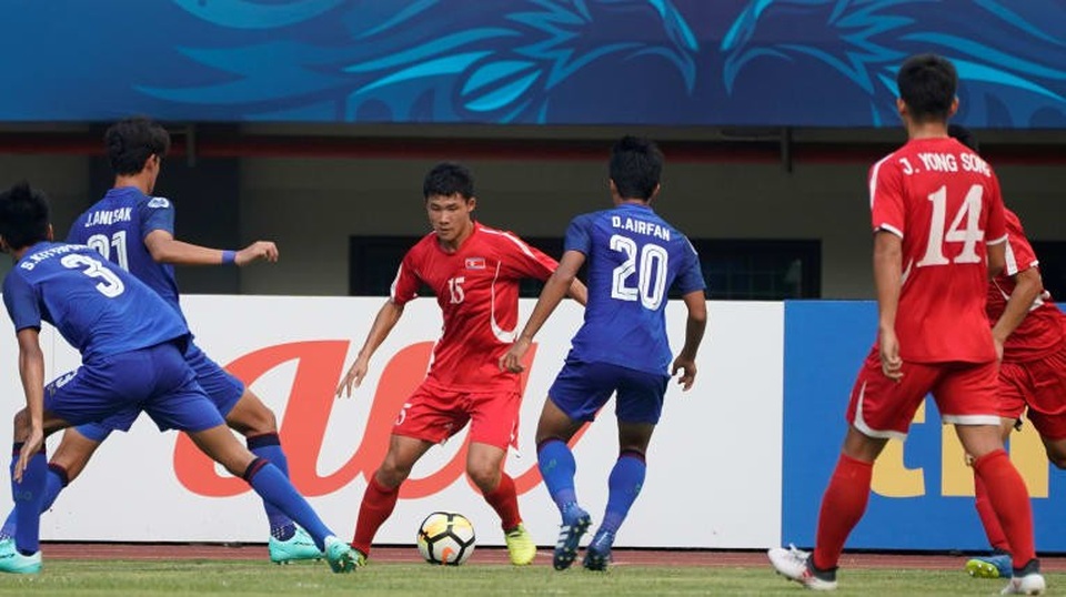 U19 CHDCND Triều Tiên không thể ngăn U19 Thái Lan giành chiến thắng