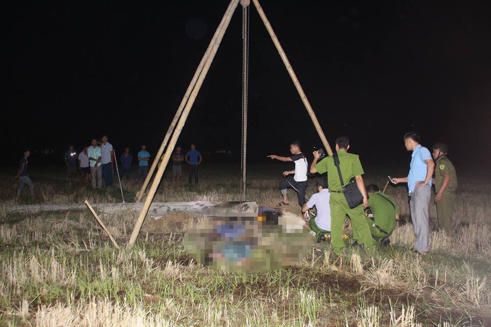 Khởi tố vụ điện giật 4 người tử vong khi trồng cột viễn thông - 1 Hiện trường vụ tai nạn điện khiến 4 người tử vong thương tâm.