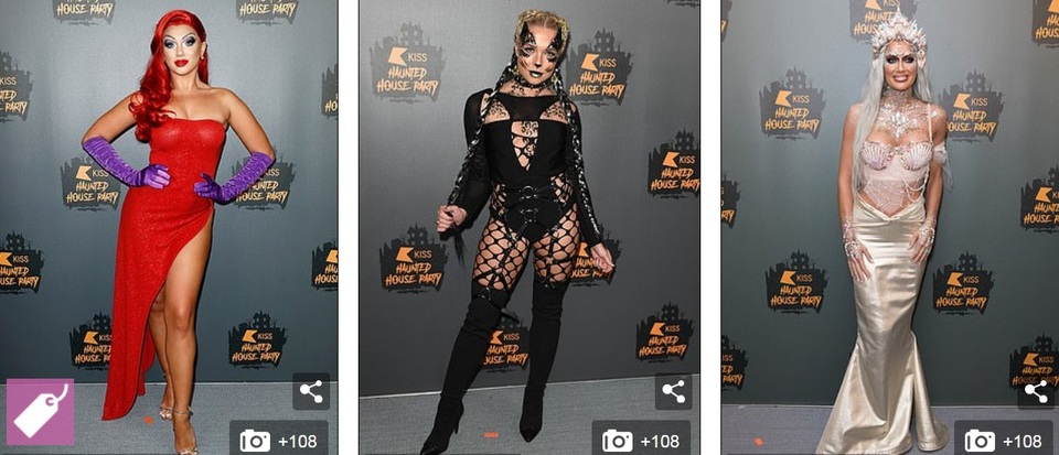 Dàn sao quyến rũ đón Halloween - 1
Alexandra Cane, Gabby Allen và Laura Anderson nổi bật trong tiệc Halloween diễn ra ở London ngày 26/10 vừa qua