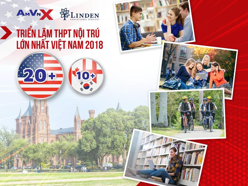Triển lãm THPT nội trú Mỹ và quốc tế - Sự kiện đáng mong đợi nhất năm 2018 - 2
