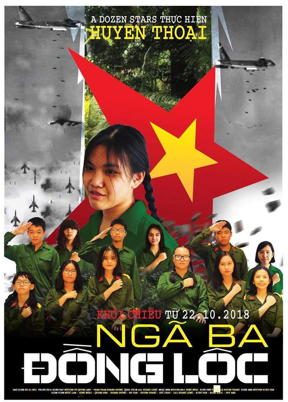 
Một poster phim do các em thực hiện.
