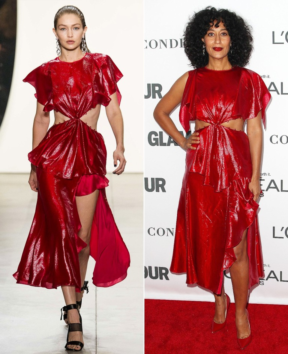 Khi sao diện hàng hiệu đẹp hơn cả người mẫu - 3
Tracee Ellis Ross trong trang phục của Prabal Gurung