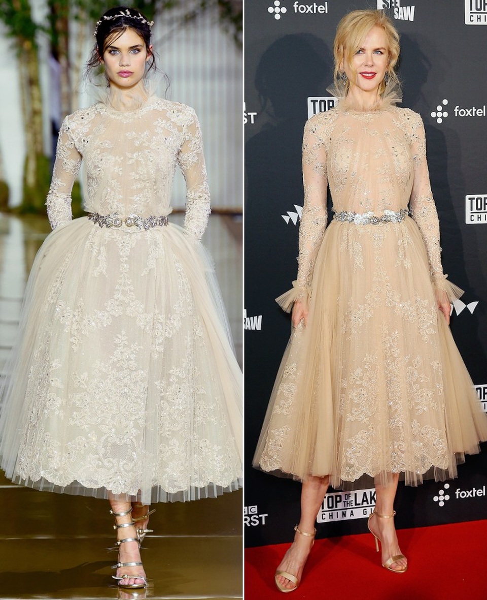 Khi sao diện hàng hiệu đẹp hơn cả người mẫu - 13
Nicole Kidman trong trang phục của Zuhair Murad
