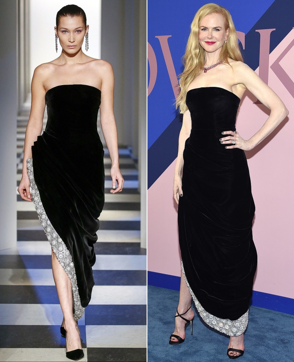 Khi sao diện hàng hiệu đẹp hơn cả người mẫu - 18
NICOLE KIDMAN trong trang phục của OSCAR DE LA RENTA