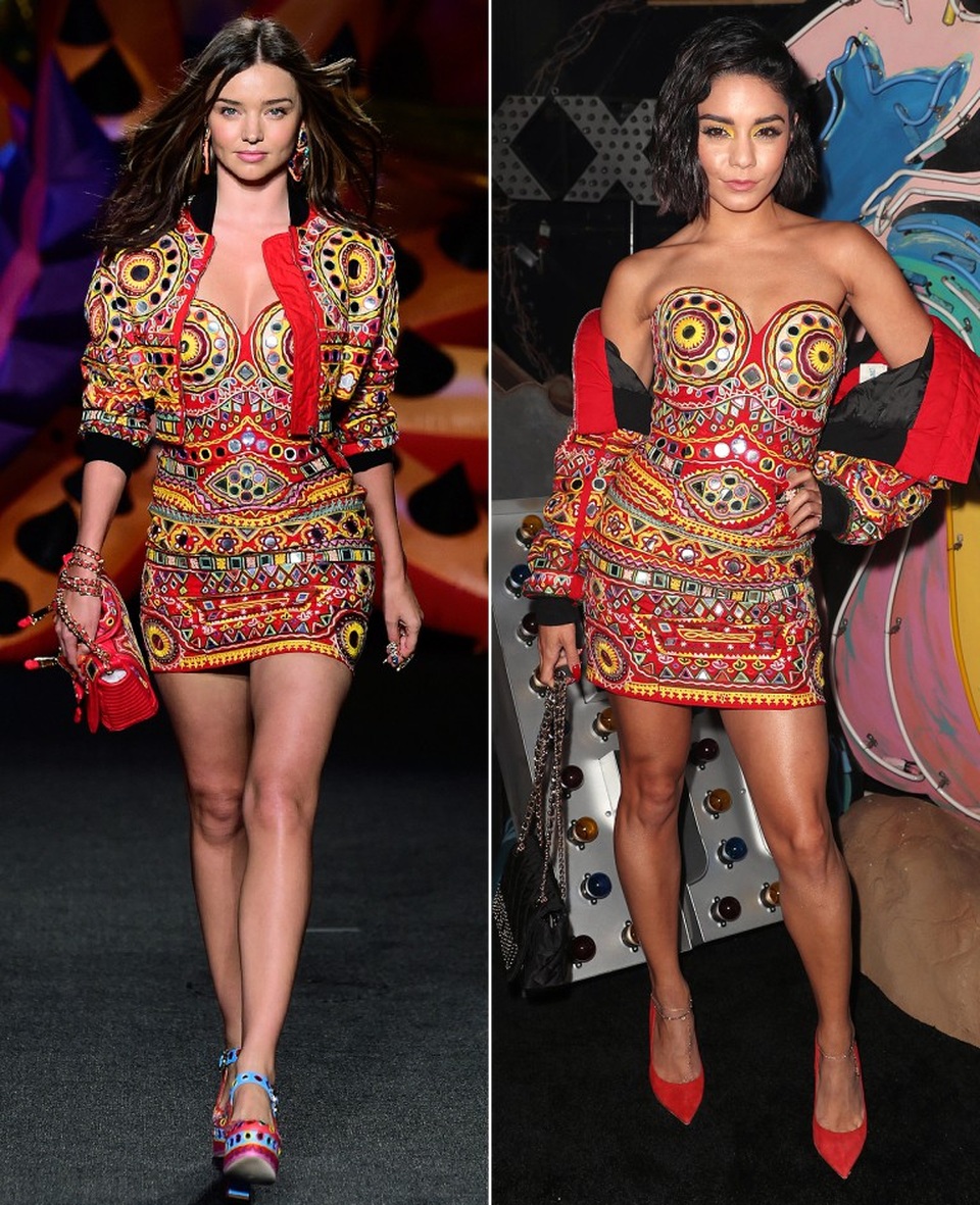 Khi sao diện hàng hiệu đẹp hơn cả người mẫu - 21
VANESSA HUDGENS trong trang phục của MOSCHINO