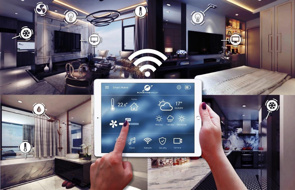 Với ứng dụng SmartHome, cư dân Sunshine City có thể điều khiển từ xa toàn bộ các thiết bị điện thông minh trong căn hộ.