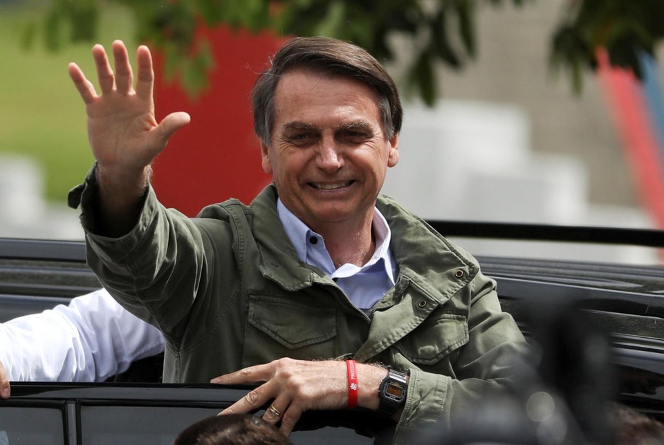 Ứng viên cực hữu đắc cử tổng thống Brazil - 1 Ông Jair Bolsonaro (Ảnh: Reuters)