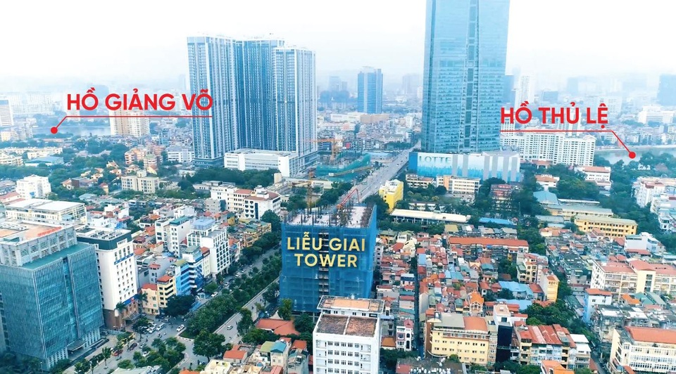 Sinh lời hấp dẫn với căn hộ Liễu Giai Tower trung tâm Ba Đình - 3 Tầm nhìn view trọn 4 hồ trung tâm từ Liễu Giai Tower
