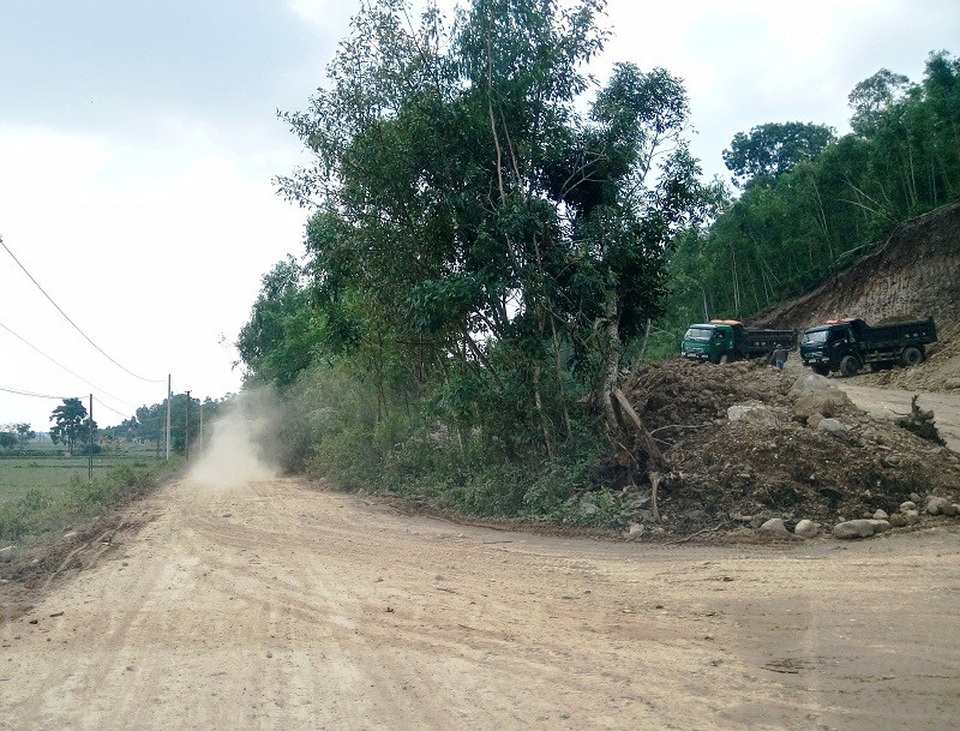 Khu đất mà vợ Chủ tịch xã Quảng Thạch được cấp phép cải tạo đất nhưng không làm theo phương án phê duyệt