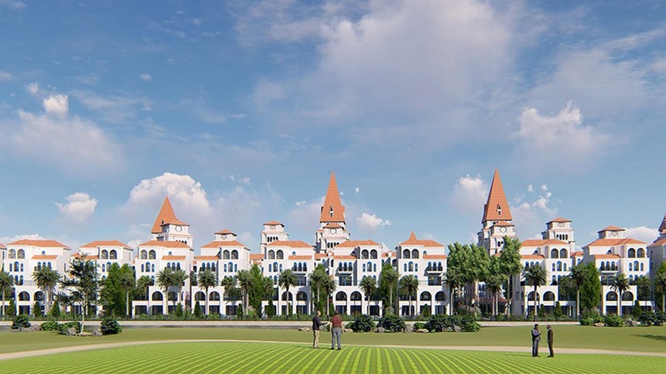 Biệt thự sinh thái ngay trong nội đô: Cuộc chơi mới của giới siêu giàu - 2 Sunshine Villas - Bộ sưu tập biệt thự sinh thái nghỉ dưỡng của Sunshine Group với tầm view ra sân golf đắt giá.