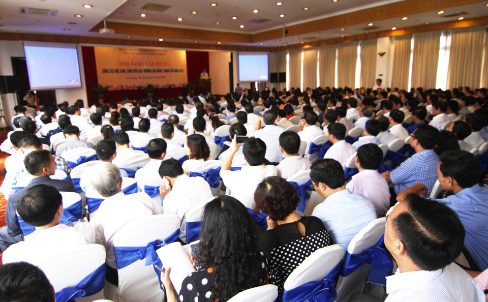 Khởi nghiệp của học sinh, sinh viên thấp, vì sao? - 1
Hội nghị tập huấn Công tác HSSV các trường Cao đẳng, Trung cấp.