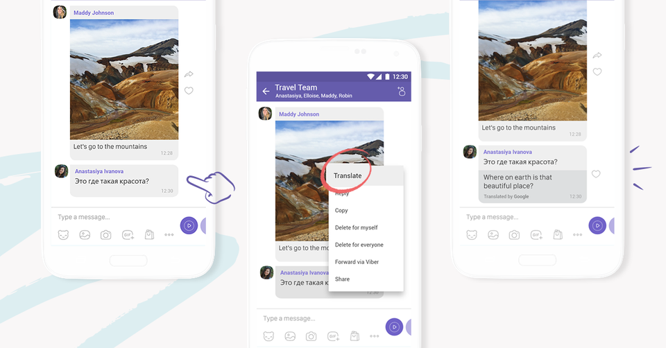 Viber bất ngờ tung tính năng tự động chuyển ngữ trên tin nhắn - 1 Viber tung tính năng chuyển đổi ngôn ngữ ngay trên ứng dụng