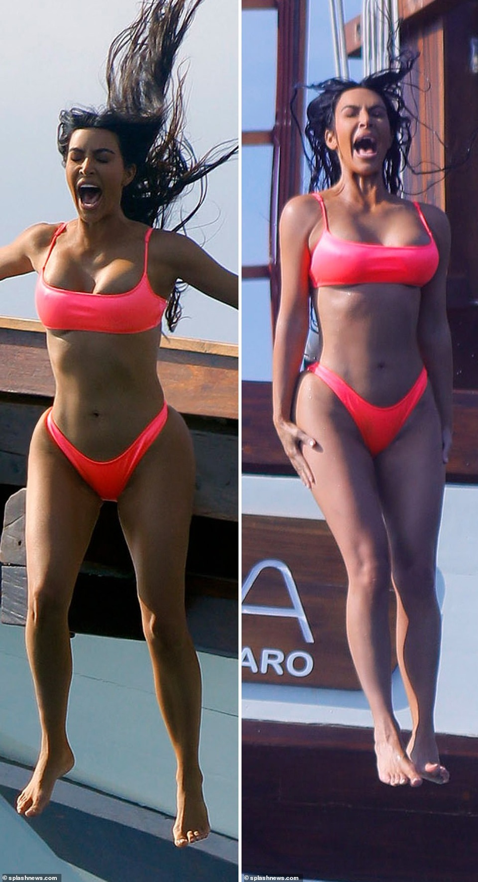 
Kim Kardashian vốn là một người rất chăm chút hình thức. Cô tập gym đều đặn và ăn kiêng nghiêm ngặt để giữ dáng kể từ khi sinh đứa con thứ hai.
