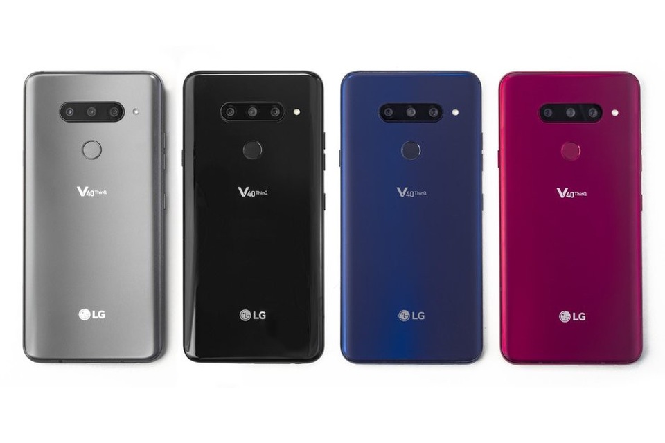 LG V40 ThinQ chính thức trình làng với màn hình “tai thỏ” và 5 camera - 3 Các màu sắc để lựa chọn
