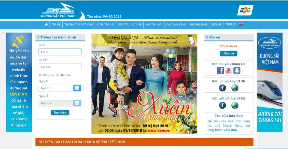 Đường sắt Việt Nam thêm hình thức thanh toán vé tàu qua mã VNPAY-QR - 1 Đường sắt Việt Nam thêm hình thức thanh toán vé tàu qua mã VNPAY-QR - 1
