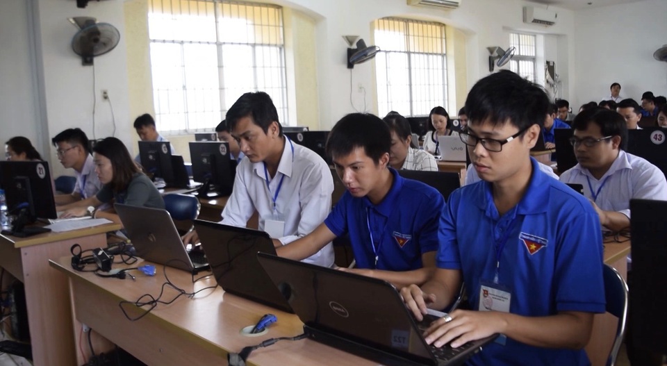 Nhiều sản phẩm sáng tạo được cán bộ trẻ đem đến hội thi