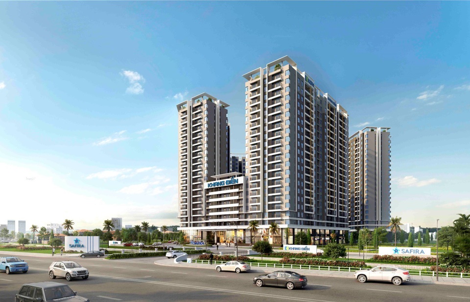 Hình phối cảnh tổng thể dự án