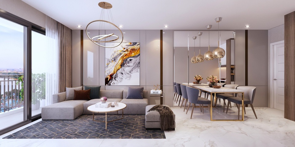 Hình phối cảnh nhà mẫu