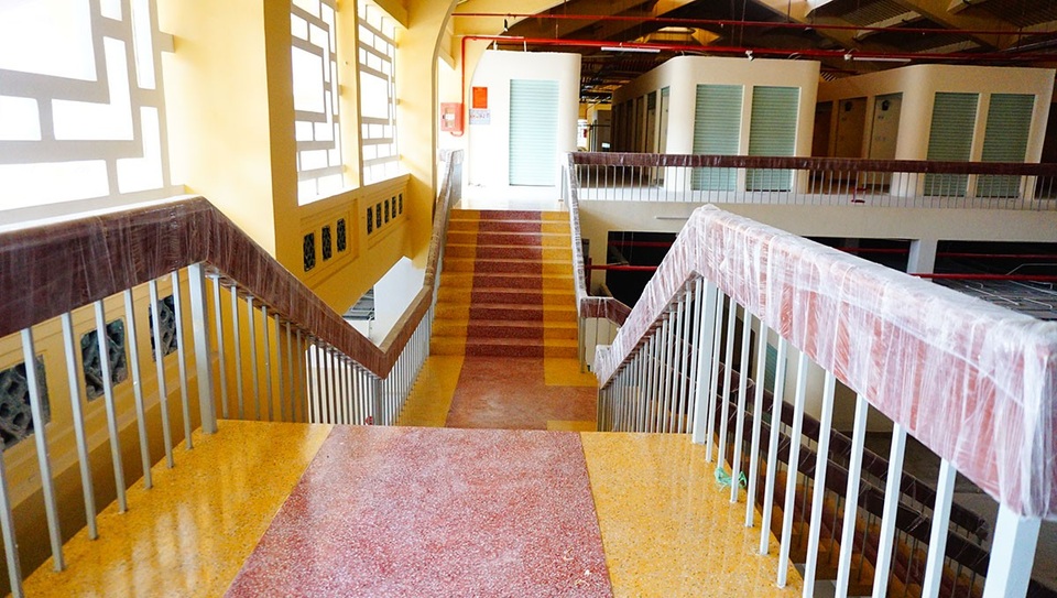 Chợ cổ trăm năm tuổi sắp trở lại với diện mạo mới - 5 Hệ thống cầu thang cũng được làm mới toàn bộ.