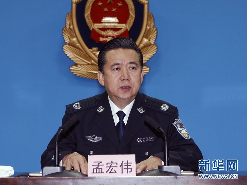 Nguy cơ tổn hại danh tiếng của Trung Quốc khi bí mật bắt chủ tịch Interpol - 3 Ông Mạnh từng là thứ trưởng Bộ Công an Trung Quốc (Ảnh: China News)