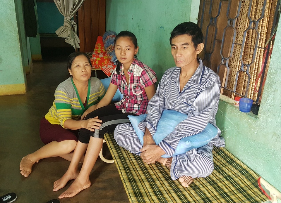 Gia đình khó khăn của chị Điểm