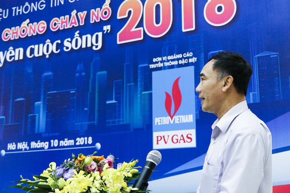 “Vì bình yên cuộc sống”- Thông điệp ý nghĩa trong chương trình Tháng phòng chống cháy nổ 2018 - 1 PGS, TS Lê Xuân Đình tại buổi họp báo về chương trình Tháng phòng chống cháy nổ 2018 - Vì bình yên cuộc sống