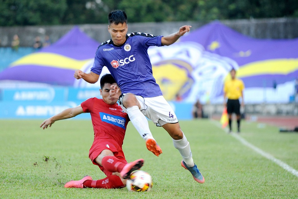 V-League 2018: Kỷ lục của CLB Hà Nội và giấc mộng châu lục - 2 Nhiệm vụ tiếp theo của đội bóng thủ đô là chinh phục sân chơi châu lục (ảnh: Gia Hưng)