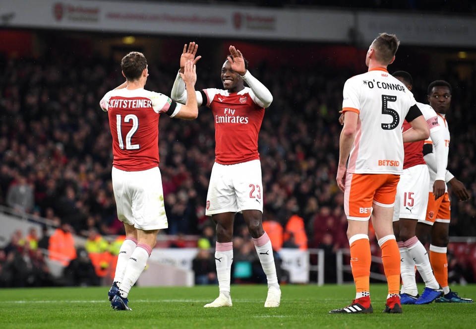 Đại chiến derby London ở tứ kết League Cup - 1
Sau khi vượt qua Blackpool, Arsenal sẽ chạm trán với Tottenham