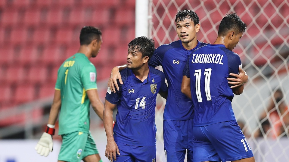 Đội tuyển Việt Nam có thể hình không hề thấp tại AFF Cup 2018 - 1 Thái Lan là đội có chiều cao trung bình tốt nhất AFF Cup 2018
