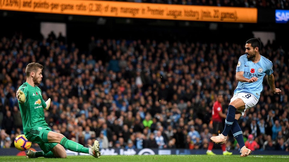 
Gundogan đã ấn định chiến thắng 3-1 cho Man City ở phút 86
