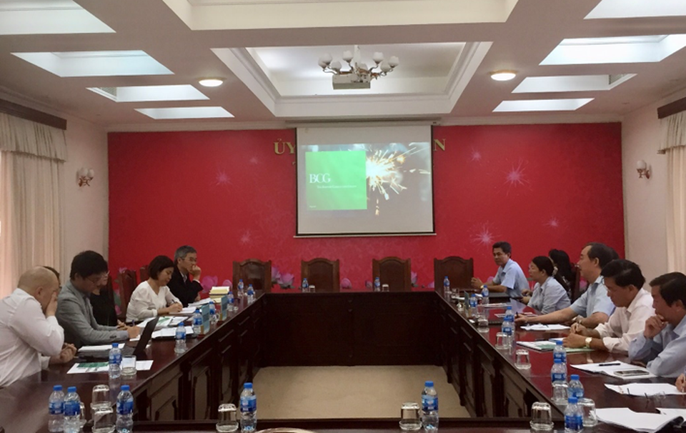 Buổi thảo luận với UBND tỉnh An Giang và đại diện Tập đoàn Novaland và BCG