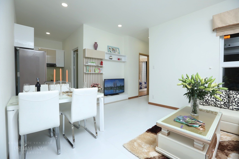 Thỏi nam châm Diamond Center "hút" gia đình trẻ - 3 Căn hộ 62m2 được thiết kế tinh tế với 2 phòng ngủ 2 WC phù hợp với các gia đình trẻ
