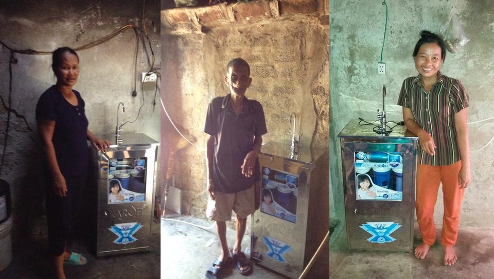 Thêm bệnh viên đột quỵ Cần Thơ được trao tặng nước uống tinh khiết miễn phí - 3 300 máy lọc nước Karofi trao tặng tới các làng ung thư năm 2015 đến nay vẫn được bảo trì, bảo dưỡng và thay lõi lọc định kỳ miễn phí để đảm bảo chất lượng