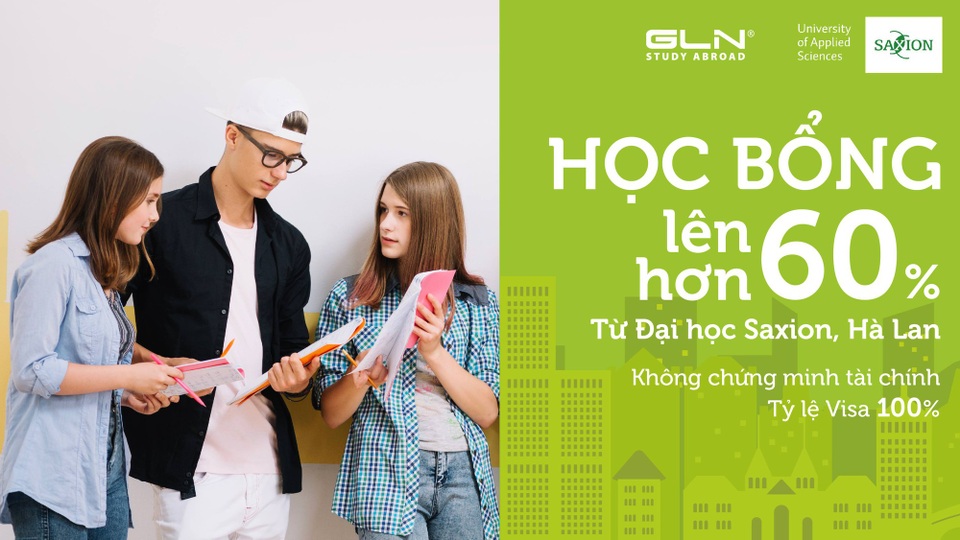 Học bổng lên tới hơn 60% học phí từ Đại học Saxion, Hà Lan - 6 Học bổng lên tới hơn 60% học phí từ Đại học Saxion, Hà Lan - 6