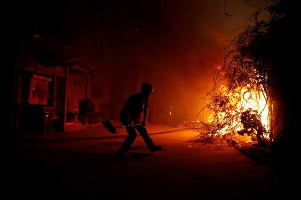 Thoát chết khỏi “biển lửa” cháy rừng ở California nhờ chạy theo cáo - 9 Thoát chết khỏi “biển lửa” cháy rừng ở California nhờ chạy theo cáo - 9