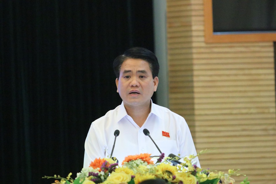 Chủ tịch Hà Nội: Trước Tết sẽ công khai trách nhiệm vụ đất rừng Sóc Sơn - 2 Ông Nguyễn Đức Chung - Chủ tịch UBND TP Hà Nội trả lời cử tri về vấn đề quản lý đất rừng Sóc Sơn